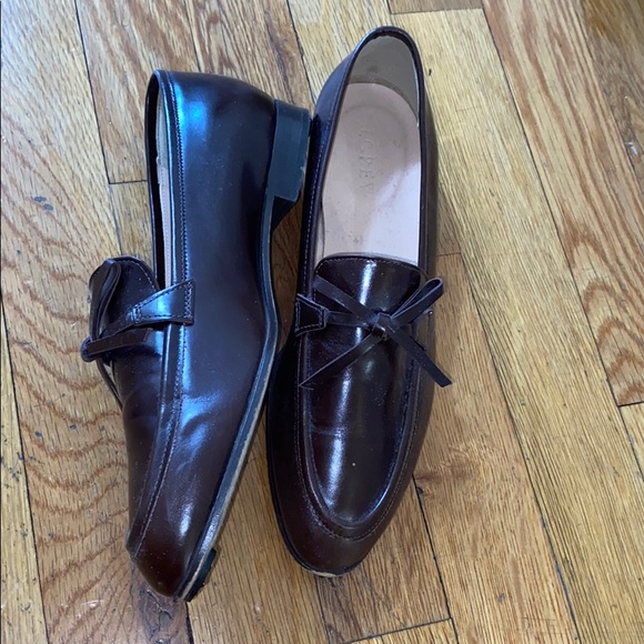 J.Crew Academy Loafer Leather Brown 6M 6 #G8298 - Picture 5 of 7